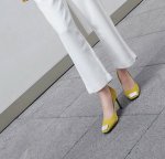 画像10: Women’s  rhinestone leather high heels pumps  Shoes　ラインストーン付きリアルスエードレザーハイヒールパンプス (10)