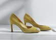 画像3: Women’s  rhinestone leather high heels pumps  Shoes　ラインストーン付きリアルスエードレザーハイヒールパンプス (3)