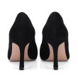 画像5: Women’s  rhinestone leather high heels pumps  Shoes　ラインストーン付きリアルスエードレザーハイヒールパンプス (5)