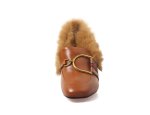 画像5: Women’s rabbit hair plus leather high heels pumps loafers  Shoes　ラビットファー付きレザーパンプス (5)