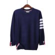 画像7: slash line sweater Knit Pullover 　男女兼用ユニセックスライン入り丸首プルオーバー セーター ニット (7)