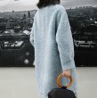 画像5: Women's sheep shearing coat  wool coat  jacket シンプルロングシープスキンコート　ジャケット (5)