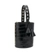 画像3:  Mini portable bucket bagTote shoulder Bag バケット型ミニ トートショルダーバッグ 　ポシェット (3)