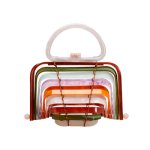 画像19: acrylic hand-knitted mini-mother bag Lilleth Mini Collapsible Acrylic Tote 折りたたみアクリルトートバック (19)