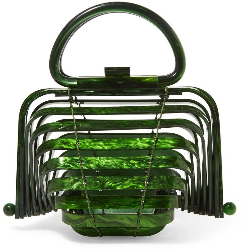 画像14: acrylic hand-knitted mini-mother bag Lilleth Mini Collapsible Acrylic Tote 折りたたみアクリルトートバック (14)