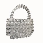 画像7:  samll  transparent crystal bag　　透明クリスタルスモールトーバック (7)