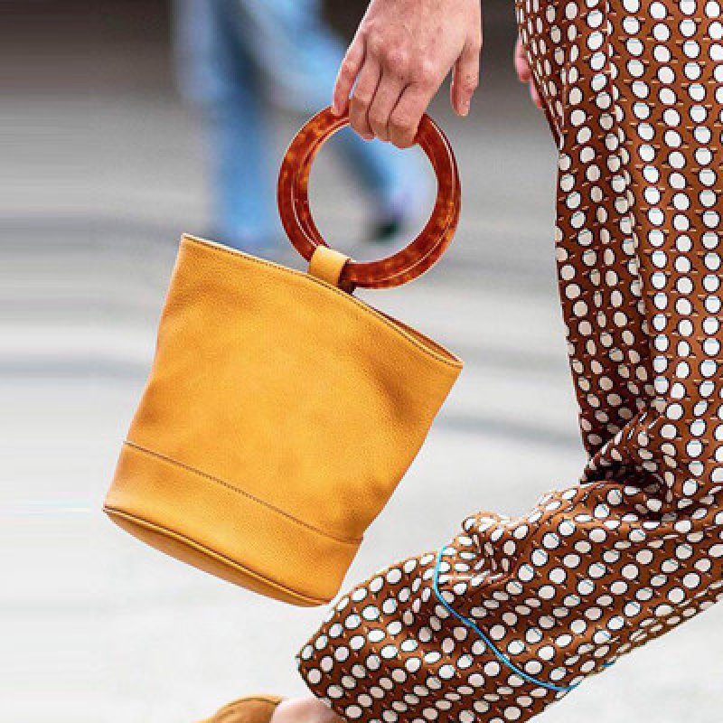 画像8: ring bucket bag リングハンドルバケットトートハンドバック (8)