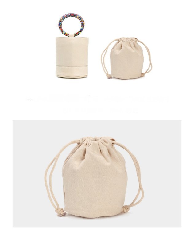 画像14: ring bucket bag リングハンドルバケットトートハンドバック (14)