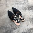 画像2: Women’s Satin Back belt flat Sandals shoes　サテンバックベルトフラットパンプス　サンダル (2)