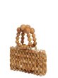 画像6:  handmade natural wooden beads clutch  tote bagハンドメイド天然木ビーズクラッチ　トートバッグ　 (6)