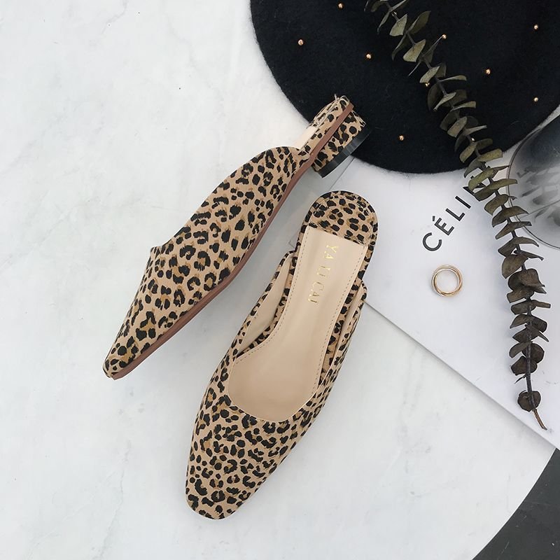 画像5: Women’s Flat Mule Sandals Pumps low-heeled half slippers フラットミュール　パンプス　サンダル (5)