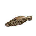 画像1: Women’s Flat Mule Sandals Pumps low-heeled half slippers フラットミュール　パンプス　サンダル (1)