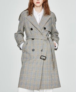smiley graffiti houndstooth coatスマイリーグラフィティ