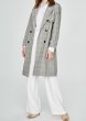 画像4: Womens new houndstooth high-density wind long  Trench Coats Windbreakers  jacket Coat チェック格子トレンチコート　ジャケッ (4)