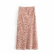 画像2: Women's  leopard print skirt　レオパード　ヒョウ柄膝丈スカート (2)