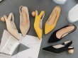 画像6: Women’s   pointed heel half drag sandals Mules shoes　オシャレなヒールのパンプス　ミュール (6)