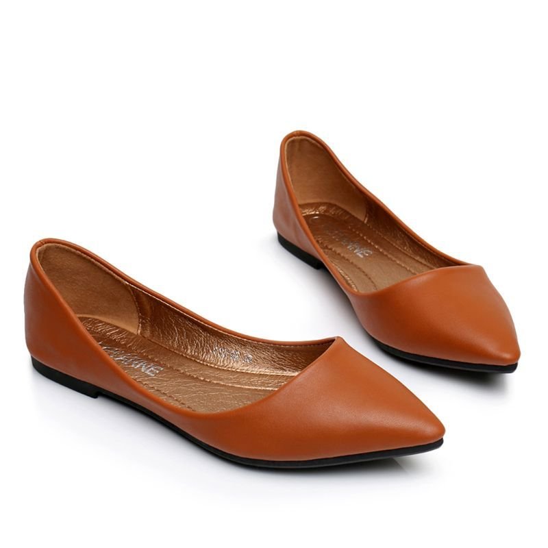 画像6: Women’s pointed flat shoes　カラフルカラーのフラットパンプス　ペッタン　楽ちんシューズ (6)