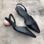 画像2: Women’s   pointed heel half drag sandals Mules shoes　オシャレなヒールのパンプス　ミュール (2)