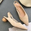 画像3: Women’s   pointed heel half drag sandals Mules shoes　オシャレなヒールのパンプス　ミュール (3)