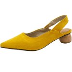 画像1: Women’s   pointed heel half drag sandals Mules shoes　オシャレなヒールのパンプス　ミュール (1)