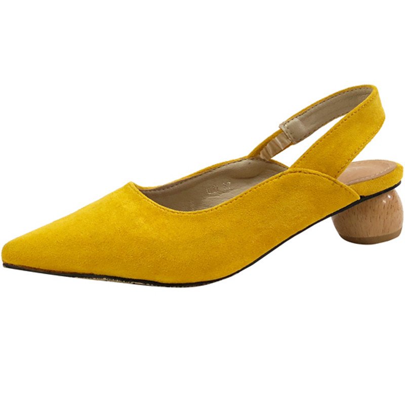 画像1: Women’s   pointed heel half drag sandals Mules shoes　オシャレなヒールのパンプス　ミュール (1)
