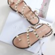 画像6: women's flat  pearls sandals  slippersパールサンダルスリッパサンダル (6)