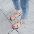 画像4: women's flat  pearls sandals  slippersパールサンダルスリッパサンダル (4)