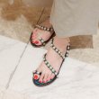 画像3: women's flat  pearls sandals  slippersパールサンダルスリッパサンダル (3)
