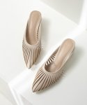 画像8: Women’s  pointed leather high-heeled shoes pumps sandals Mules本革サンダルパンプス　ミュー (8)