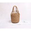 画像6: fishing net bucket  bag straw tote bag フィッシングバケットストローかごバック　トートバッグ　 (6)