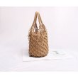 画像7: fishing net bucket  bag straw tote bag フィッシングバケットストローかごバック　トートバッグ　 (7)