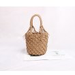 画像3: fishing net bucket  bag straw tote bag フィッシングバケットストローかごバック　トートバッグ　 (3)