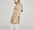 画像3: Womens Medium length waterproof trench coat Windbreakers  jacket Coat ミディアム丈防水トレンチコート　ジャケッ (3)