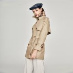 画像6: Womens Medium length waterproof trench coat Windbreakers  jacket Coat ミディアム丈防水トレンチコート　ジャケッ (6)
