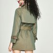 画像7: Womens Medium length waterproof trench coat Windbreakers  jacket Coat ミディアム丈防水トレンチコート　ジャケッ (7)