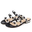 画像2: women's flat floral sandals  slippersフラワーモチーフ付サンダルスリッパサンダル (2)