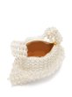 画像5:  shell transparent crystal bag retro hand-woven beaded  bag ビーズパールバッグミニトートクラッチバッグ　 (5)