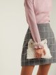 画像3:  shell transparent crystal bag retro hand-woven beaded  bag ビーズパールバッグミニトートクラッチバッグ　 (3)