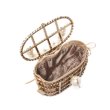 画像3: diamond decorative basket bag Rhinestone birdcage crystal bagラインストーン＆パール付バスケットミニバックトートバッグ　 (3)