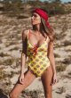 画像4: sexy fashion one-piece vest bikini cute fresh three-color swimsuit フラワープリントスウィムスーツ水着ビキニモノキニワンピース (4)