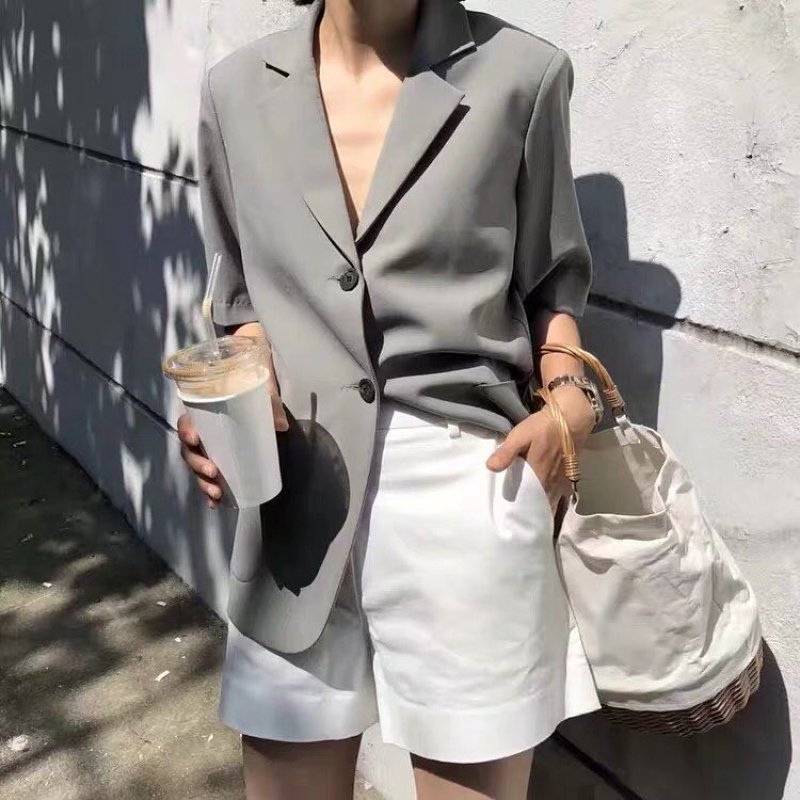 画像2: Straw canvas stitching bag bag キャンバス&ストローコンビトートバッグ  (2)