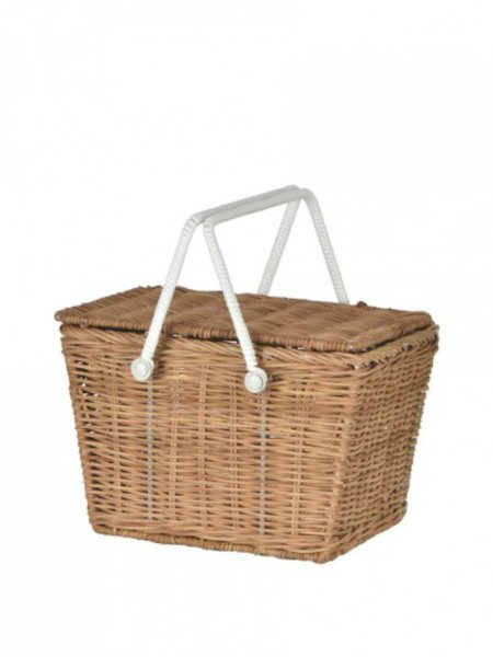 画像1:  piki basket bag picnic bag　ピクニック　ビーチバスケットバッグ　 (1)