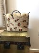 画像6:  leopard woven  Lafite crochet  bag レオパード籠　かごトートバック (6)