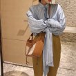 画像2: drawstring bucket hammock bag tote shoulder 2way bag巾着バケツハンモックショルダー斜め掛けクロスボディーバック (2)