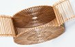 画像11:  bamboo basket woven retro small round bag　バンブー竹レトロラウンド籠　かごトートバック (11)