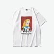 画像6: Alice print loose short-sleeved t-shirt　T-shirt 　アリスプリントラウンドネック半袖Tシャツ (6)
