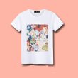 画像5: Alice print loose round neck short-sleeved T-shirt 　アリスプリントラウンドネック半袖Tシャツ (5)