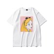 画像5: Alice print loose short-sleeved t-shirt　T-shirt 　アリスプリントラウンドネック半袖Tシャツ (5)