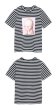 画像5: striped short-sleeved fun cartoon print round neck T-shirt 　キューピープリントボーダー　ストライプラウンドネック半袖Tシャツ (5)