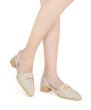 画像5: women's comfortable breathable square head with low-heeled slippers sandals バックストラップビットシューズ　ローファー　サンダルスリッパ (5)